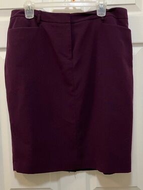 Calvin Klein purple pencil skirt size 14